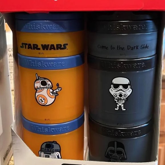 COPY - COPY - Star Wars Whiskware Portable Snacking Containers new in package - Picture 1 of 3